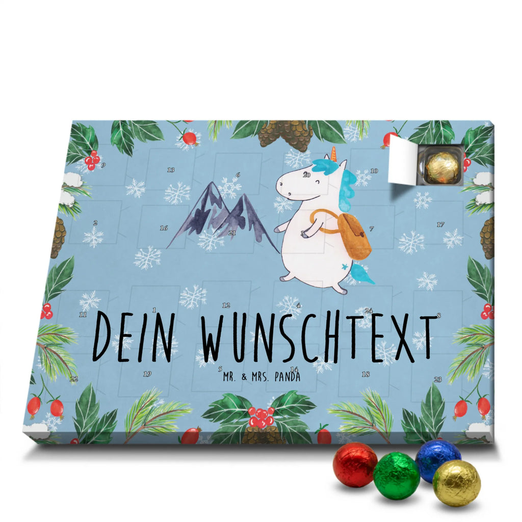 Personalisierter Schoko Adventskalender Einhorn Bergsteiger Personalisierter Adventskalender, Adventskalender mit Namen, Einhorn, Einhörner, Einhorn Deko, Pegasus, Unicorn, Bergsteiger, Abenteuer, Berge, Abenteurer, Weltenbummler, Weltreise, Reisen, Urlaub, Entdecker