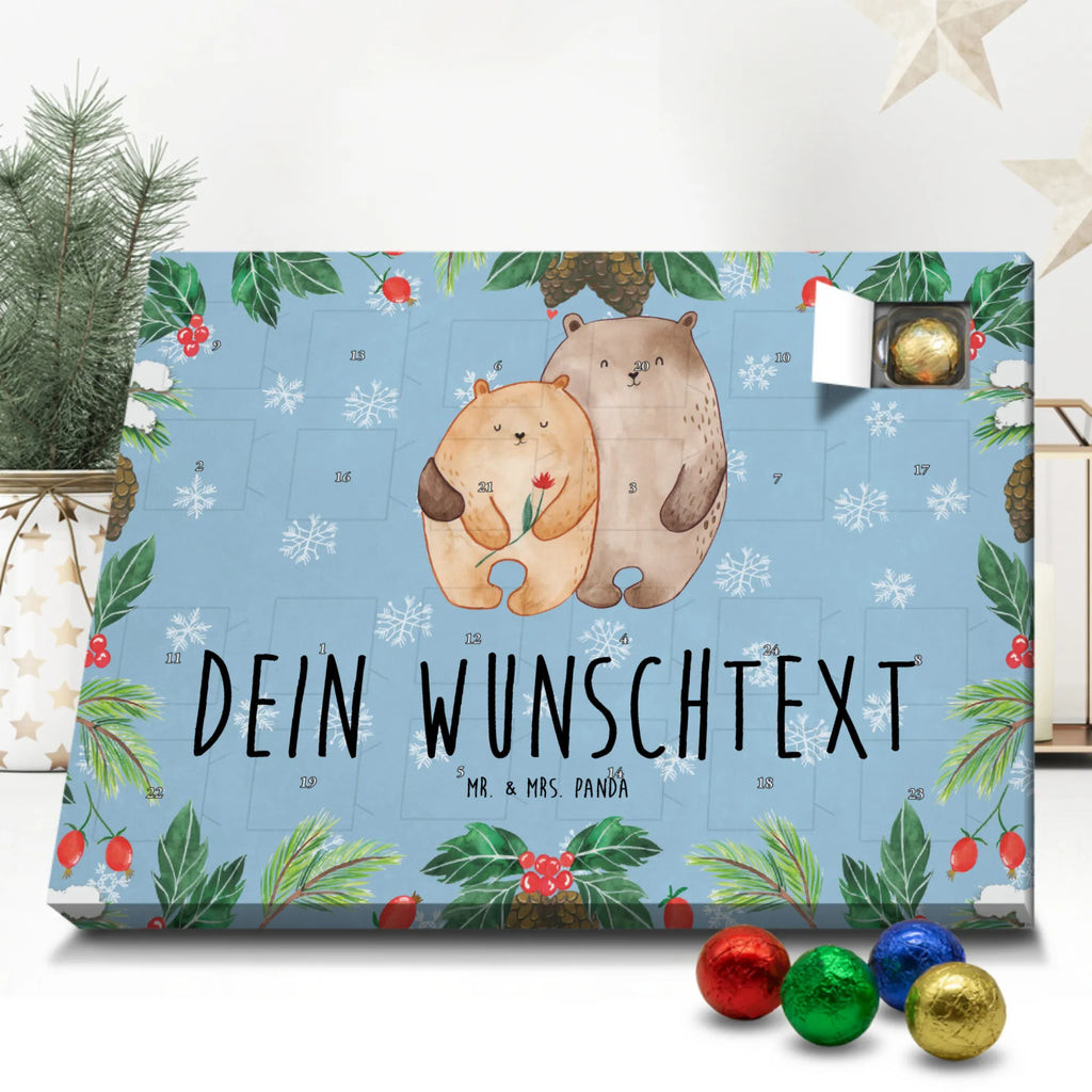 Personalisierter Schoko Adventskalender Bären Liebe Personalisierter Adventskalender, Adventskalender mit Namen, Liebe, Partner, Freund, Freundin, Ehemann, Ehefrau, Heiraten, Verlobung, Heiratsantrag, Liebesgeschenk, Jahrestag, Hocheitstag, Verliebt, Verlobt, Verheiratet, Geschenk Freundin, Geschenk Freund, Liebesbeweis, Hochzeitstag, Geschenk Hochzeit, Bären, Bärchen, Bär