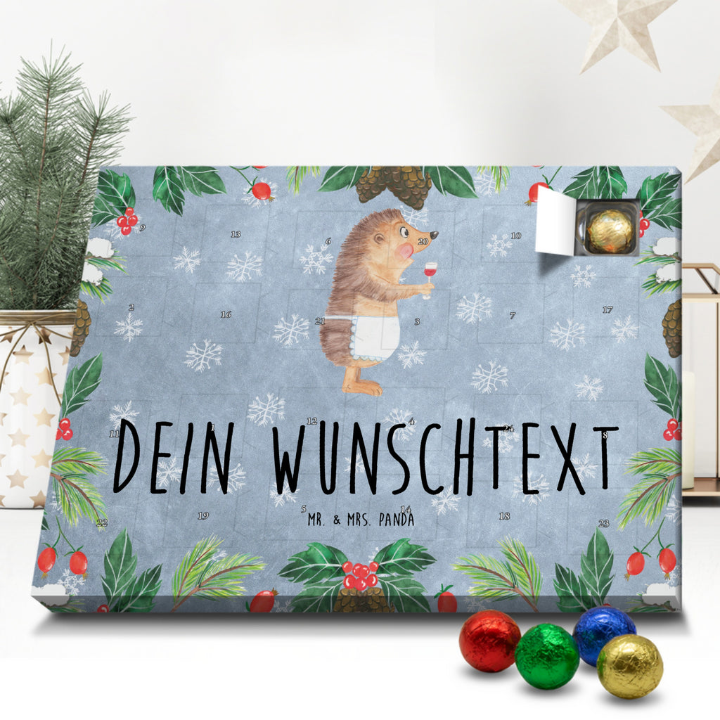 Personalisierter Schoko Adventskalender Igel Wein Personalisierter Adventskalender, Adventskalender mit Namen, Tiermotive, Gute Laune, lustige Sprüche, Tiere, Wein Spruch, Igel, Geschenk Weintrinker, Geschenk Weinliebhaber, Wein Deko, Weinglas, Rotwein, Weißwein, Wein trinken