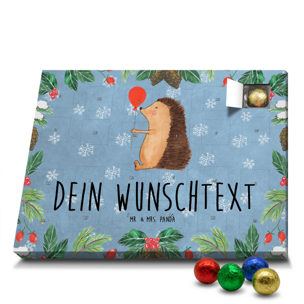 Personalisierter Schoko Adventskalender Igel Luftballon Personalisierter Adventskalender, Adventskalender mit Namen, Tiermotive, Gute Laune, lustige Sprüche, Tiere, Igel, Geburtstag, Herzlichen Glückwunsch, Glückwunsch, Geburtstagskind, Ballon, Happy Birthday