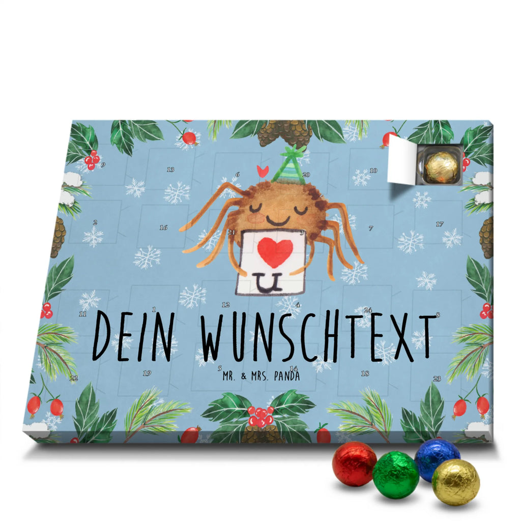 Personalisierter Schoko Adventskalender Spinne Agathe Brief Personalisierter Adventskalender, Adventskalender mit Namen, Spinne Agathe, Spinne, Agathe, Videos, Merchandise, Liebesbeweis, Ich Liebe dich, Heiratsantrag, Verliebt, Liebespaar, Liebesgeschenk, Treuebeweis, Treuetest