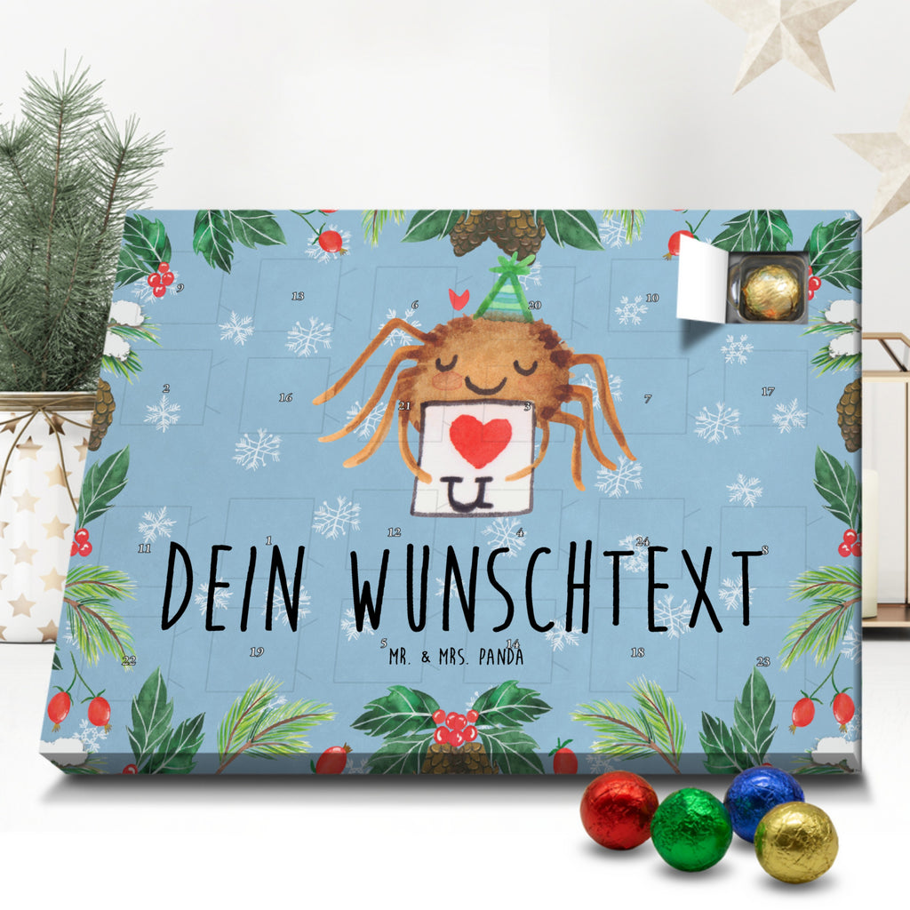 Personalisierter Schoko Adventskalender Spinne Agathe Brief Personalisierter Adventskalender, Adventskalender mit Namen, Spinne Agathe, Spinne, Agathe, Videos, Merchandise, Liebesbeweis, Ich Liebe dich, Heiratsantrag, Verliebt, Liebespaar, Liebesgeschenk, Treuebeweis, Treuetest