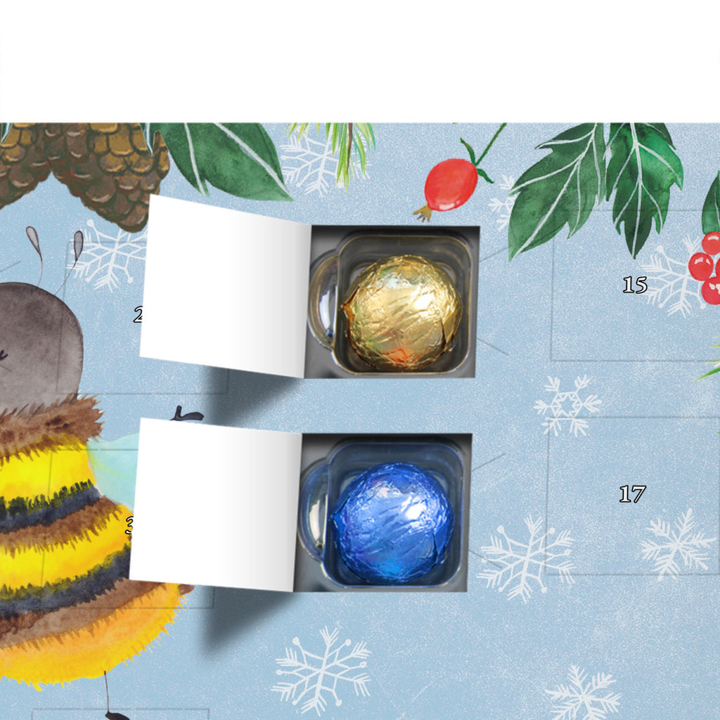 Personalisierter Schoko Adventskalender Hummel flauschig Personalisierter Adventskalender, Adventskalender mit Namen, Tiermotive, Gute Laune, lustige Sprüche, Tiere, Hummel, Flauschig, Biene, Blume, Natur