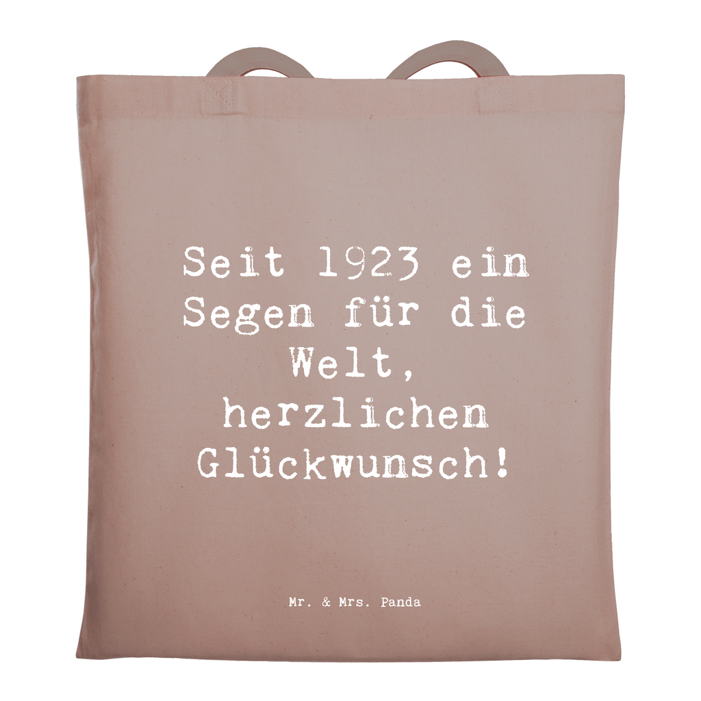 Tragetasche Spruch 1923 Geburtstag Segen Beuteltasche, Beutel, Einkaufstasche, Jutebeutel, Stoffbeutel, Tasche, Shopper, Umhängetasche, Strandtasche, Schultertasche, Stofftasche, Tragetasche, Badetasche, Jutetasche, Einkaufstüte, Laptoptasche, Geburtstag, Geburtstagsgeschenk, Geschenk