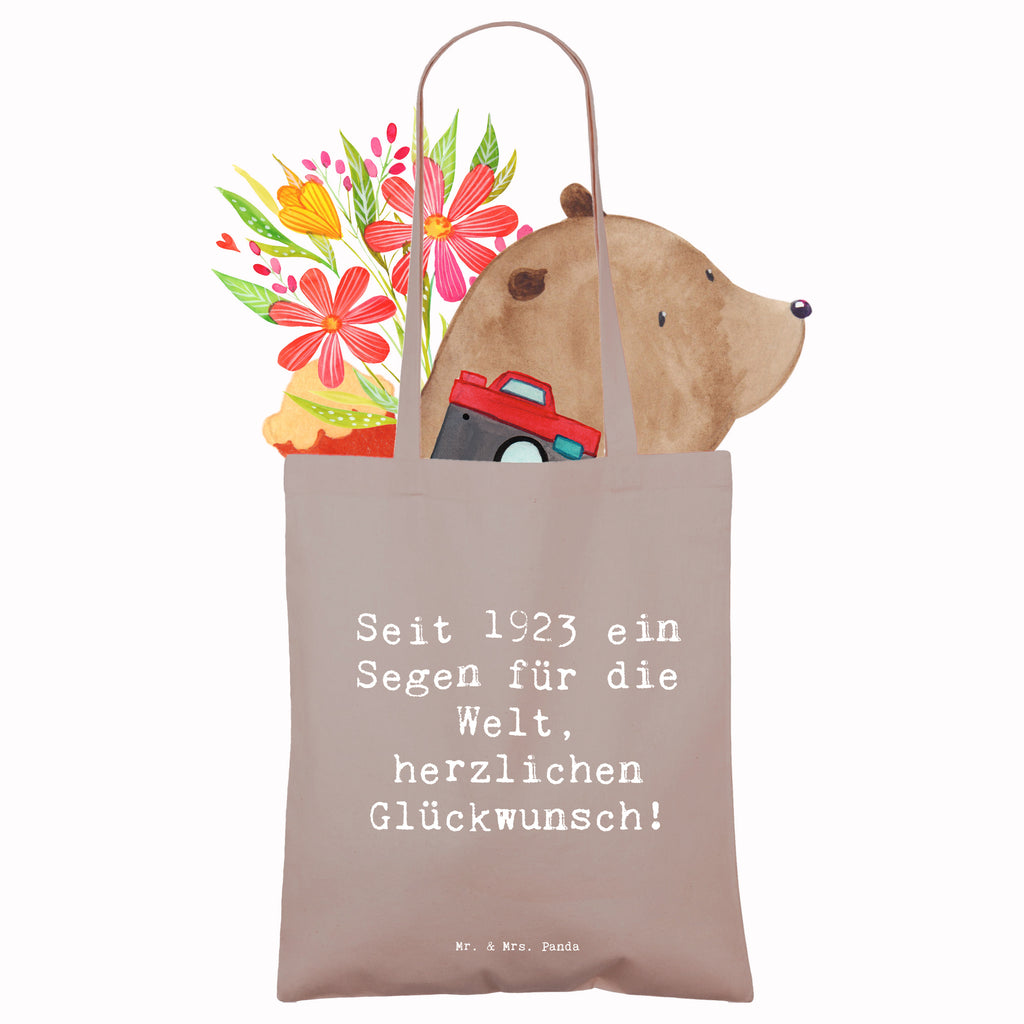 Tragetasche Spruch 1923 Geburtstag Segen Beuteltasche, Beutel, Einkaufstasche, Jutebeutel, Stoffbeutel, Tasche, Shopper, Umhängetasche, Strandtasche, Schultertasche, Stofftasche, Tragetasche, Badetasche, Jutetasche, Einkaufstüte, Laptoptasche, Geburtstag, Geburtstagsgeschenk, Geschenk