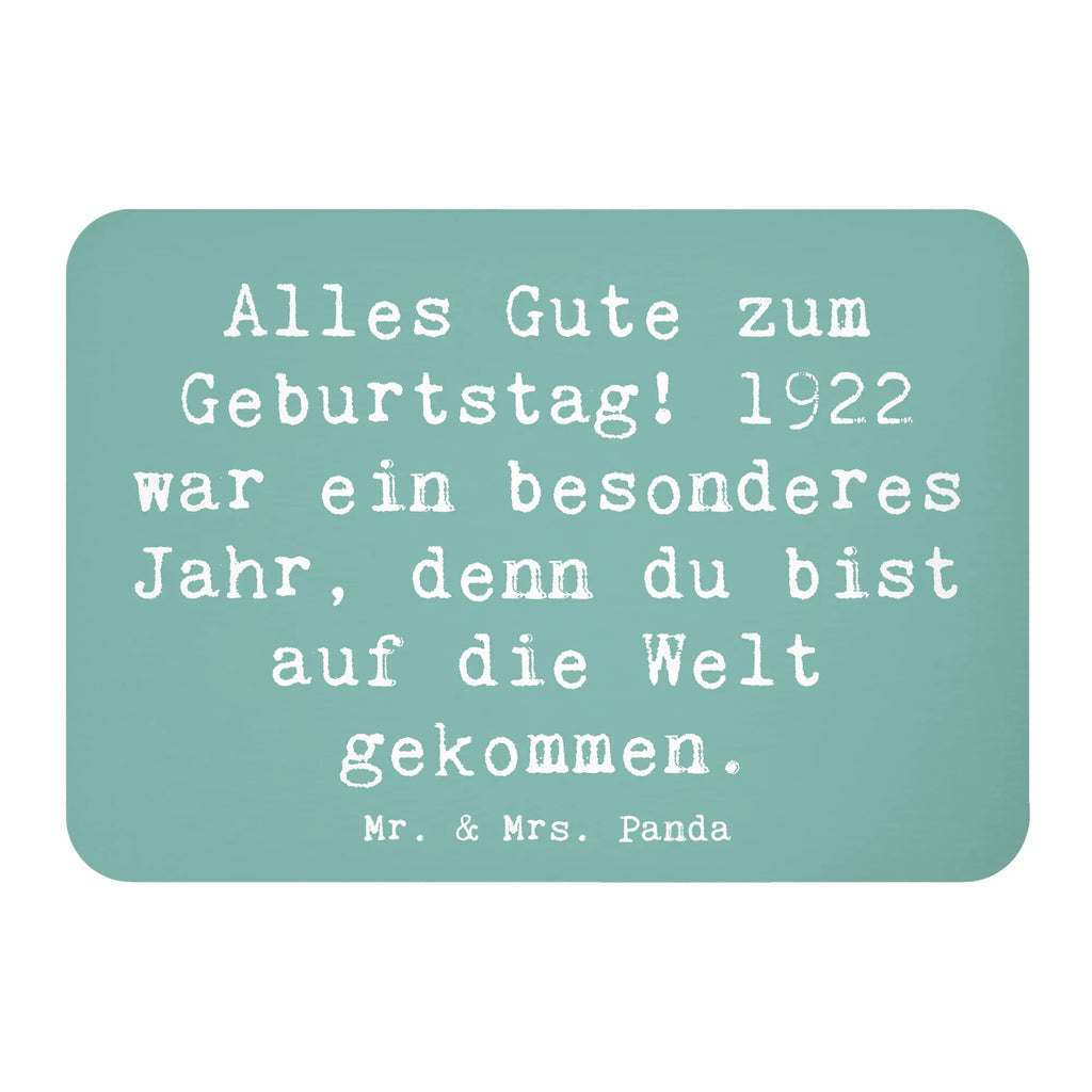 Magnet Spruch Alles Gute zum Geburtstag! 1922 war ein besonderes Jahr, denn du bist auf die Welt gekommen. Kühlschrankmagnet, Pinnwandmagnet, Souvenir Magnet, Motivmagnete, Dekomagnet, Whiteboard Magnet, Notiz Magnet, Kühlschrank Dekoration, Geburtstag, Geburtstagsgeschenk, Geschenk