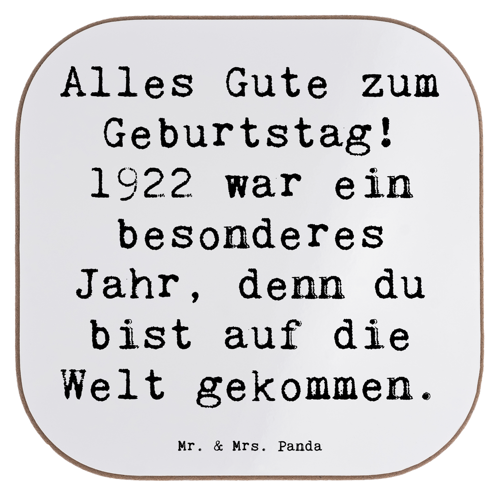 Untersetzer Spruch Alles Gute zum Geburtstag! 1922 war ein besonderes Jahr, denn du bist auf die Welt gekommen. Untersetzer, Bierdeckel, Glasuntersetzer, Untersetzer Gläser, Getränkeuntersetzer, Untersetzer aus Holz, Untersetzer für Gläser, Korkuntersetzer, Untersetzer Holz, Holzuntersetzer, Tassen Untersetzer, Untersetzer Design, Geburtstag, Geburtstagsgeschenk, Geschenk