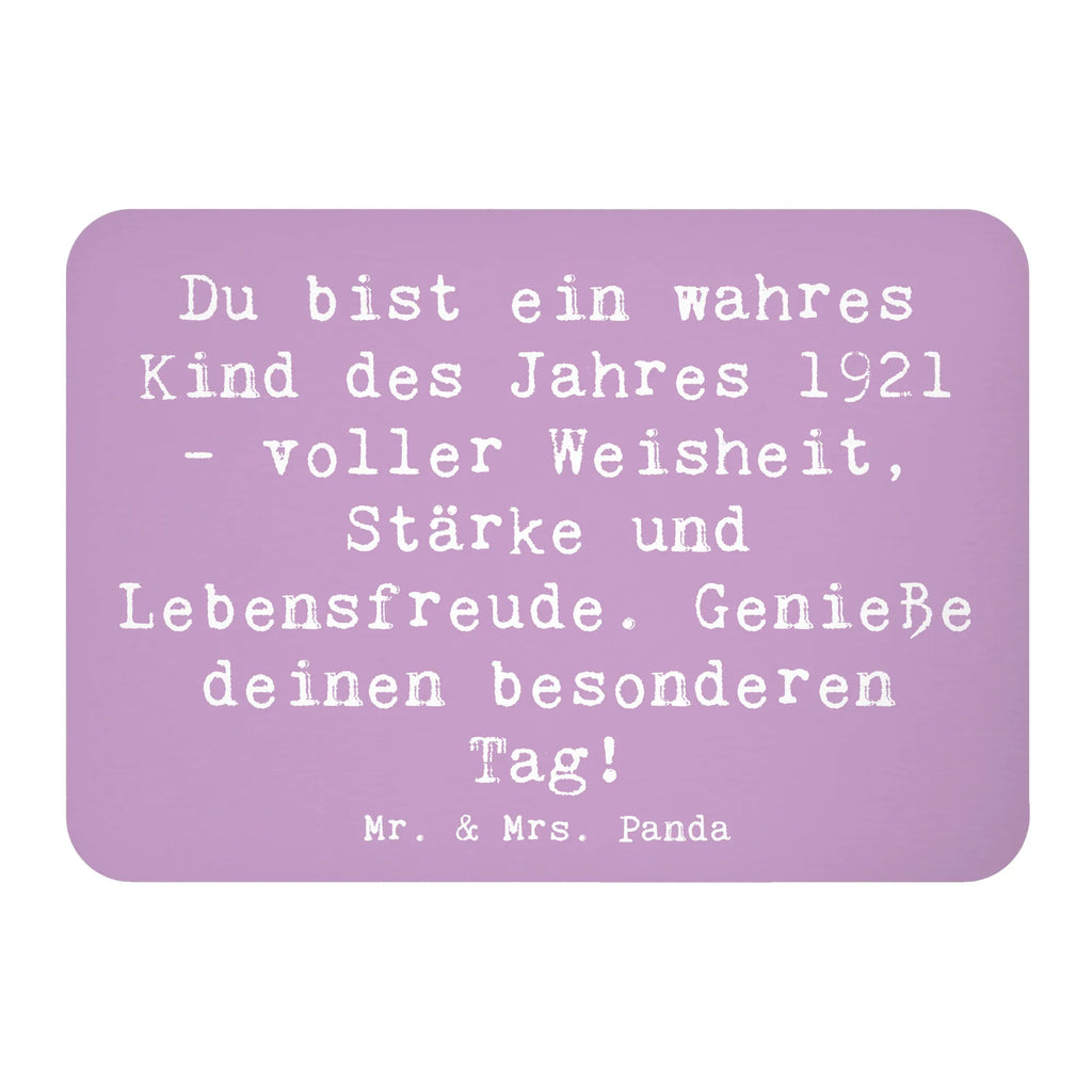 Magnet Spruch Du bist ein wahres Kind des Jahres 1921 - voller Weisheit, Stärke und Lebensfreude. Genieße deinen besonderen Tag! Kühlschrankmagnet, Pinnwandmagnet, Souvenir Magnet, Motivmagnete, Dekomagnet, Whiteboard Magnet, Notiz Magnet, Kühlschrank Dekoration, Geburtstag, Geburtstagsgeschenk, Geschenk