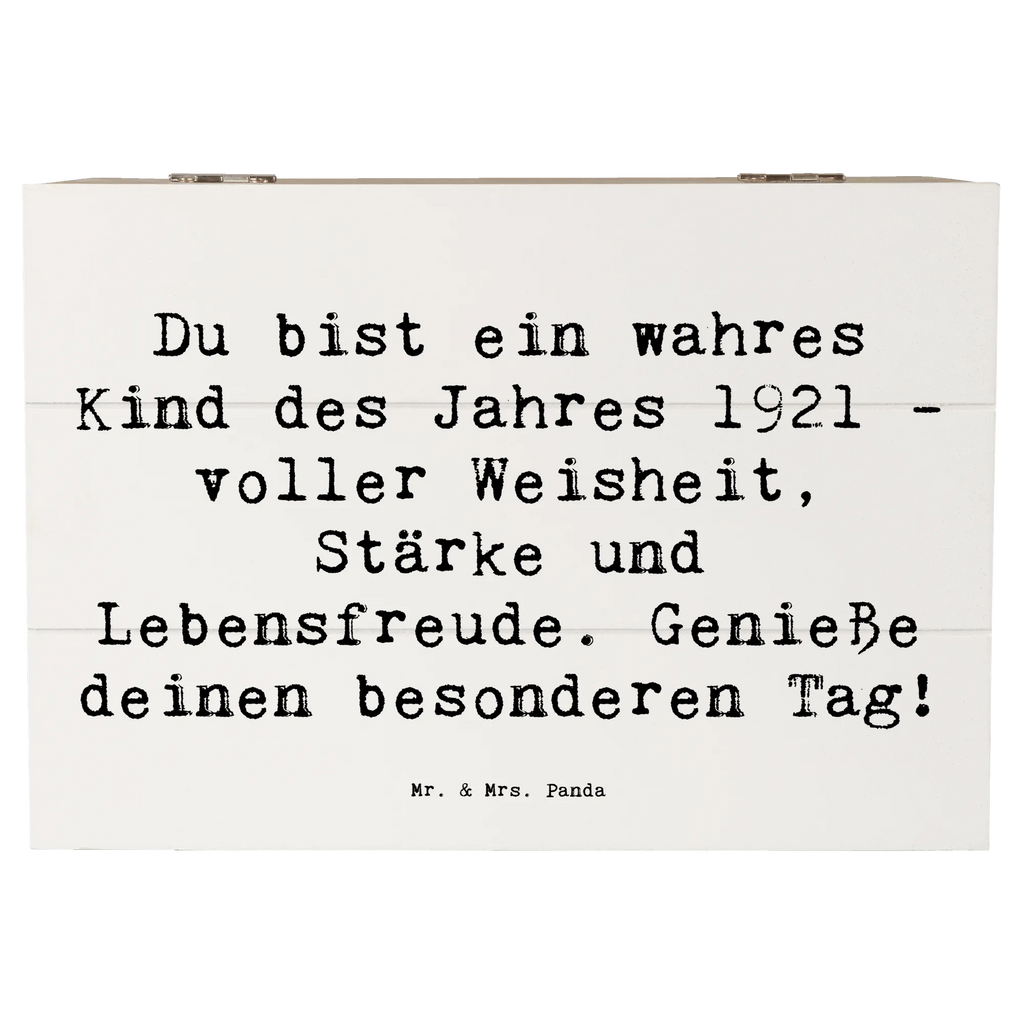 Holzkiste Spruch Du bist ein wahres Kind des Jahres 1921 - voller Weisheit, Stärke und Lebensfreude. Genieße deinen besonderen Tag! Holzkiste, Kiste, Schatzkiste, Truhe, Schatulle, XXL, Erinnerungsbox, Erinnerungskiste, Dekokiste, Aufbewahrungsbox, Geschenkbox, Geschenkdose, Geburtstag, Geburtstagsgeschenk, Geschenk