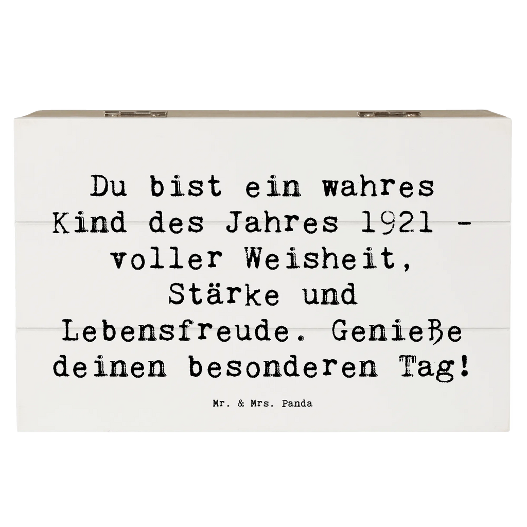 Holzkiste Spruch Du bist ein wahres Kind des Jahres 1921 - voller Weisheit, Stärke und Lebensfreude. Genieße deinen besonderen Tag! Holzkiste, Kiste, Schatzkiste, Truhe, Schatulle, XXL, Erinnerungsbox, Erinnerungskiste, Dekokiste, Aufbewahrungsbox, Geschenkbox, Geschenkdose, Geburtstag, Geburtstagsgeschenk, Geschenk