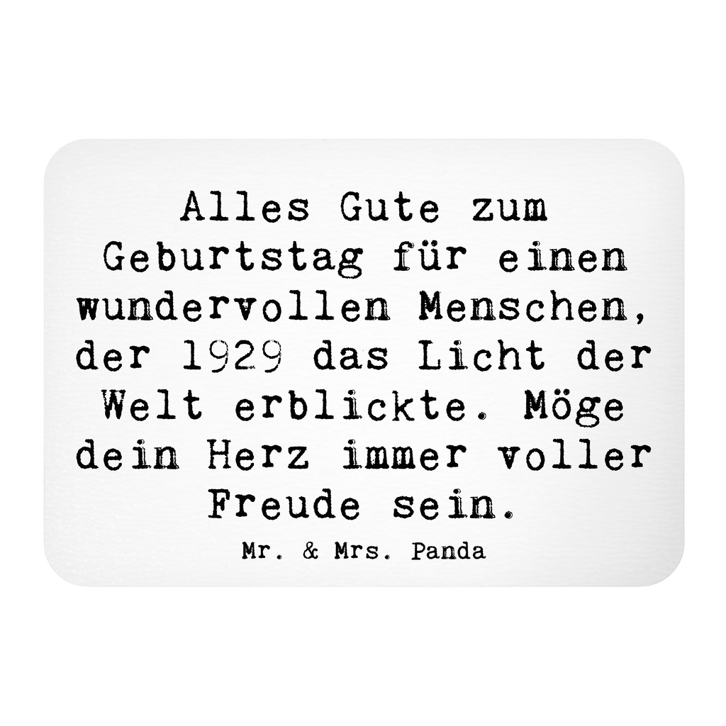 Magnet Spruch Alles Gute zum Geburtstag für einen wundervollen Menschen, der 1929 das Licht der Welt erblickte. Möge dein Herz immer voller Freude sein. Kühlschrankmagnet, Pinnwandmagnet, Souvenir Magnet, Motivmagnete, Dekomagnet, Whiteboard Magnet, Notiz Magnet, Kühlschrank Dekoration, Geburtstag, Geburtstagsgeschenk, Geschenk