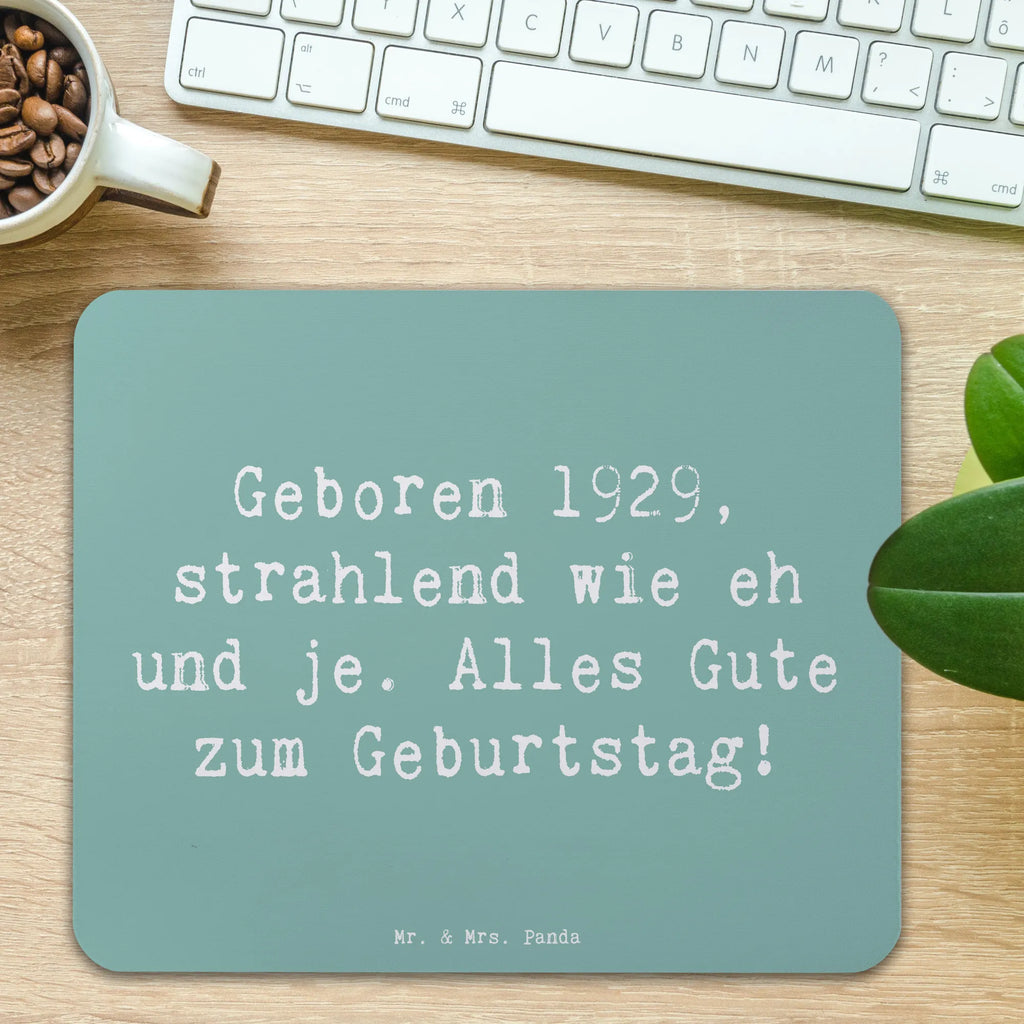 Mauspad Spruch 1929 Geburtstag Mousepad, Computer zubehör, Büroausstattung, PC Zubehör, Arbeitszimmer, Mauspad, Einzigartiges Mauspad, Designer Mauspad, Mausunterlage, Mauspad Büro, Geburtstag, Geburtstagsgeschenk, Geschenk