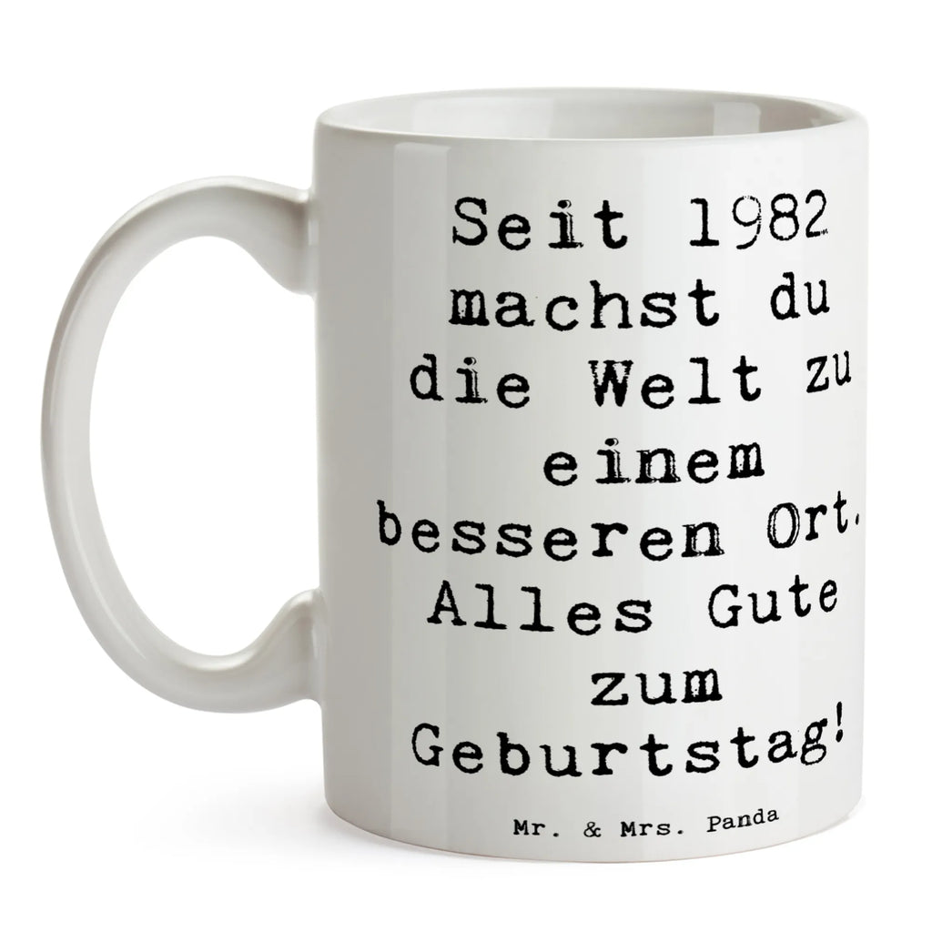 Tasse Spruch 1982 Geburtstag Tasse, Kaffeetasse, Teetasse, Becher, Kaffeebecher, Teebecher, Keramiktasse, Porzellantasse, Büro Tasse, Geschenk Tasse, Tasse Sprüche, Tasse Motive, Kaffeetassen, Tasse bedrucken, Designer Tasse, Cappuccino Tassen, Schöne Teetassen, Geburtstag, Geburtstagsgeschenk, Geschenk