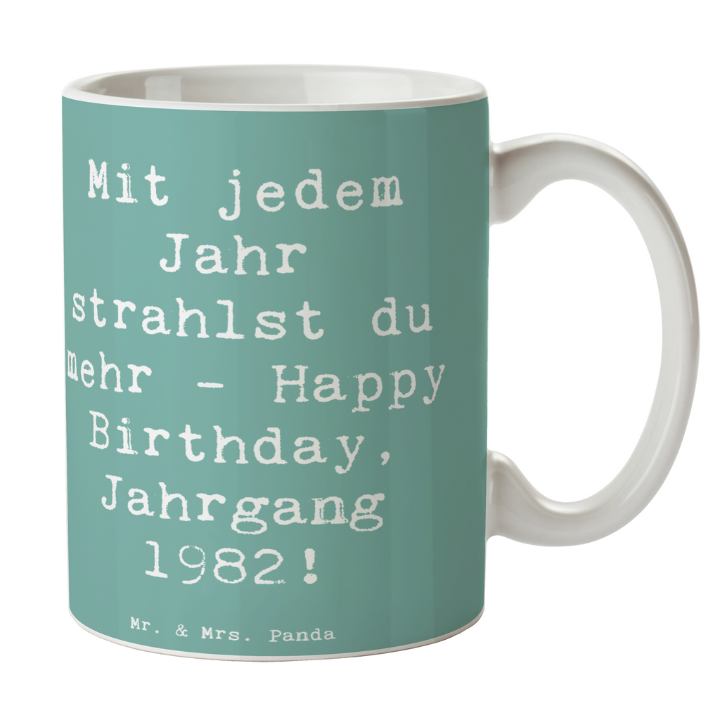 Tasse Spruch 1982 Geburtstag Glanz Tasse, Kaffeetasse, Teetasse, Becher, Kaffeebecher, Teebecher, Keramiktasse, Porzellantasse, Büro Tasse, Geschenk Tasse, Tasse Sprüche, Tasse Motive, Kaffeetassen, Tasse bedrucken, Designer Tasse, Cappuccino Tassen, Schöne Teetassen, Geburtstag, Geburtstagsgeschenk, Geschenk