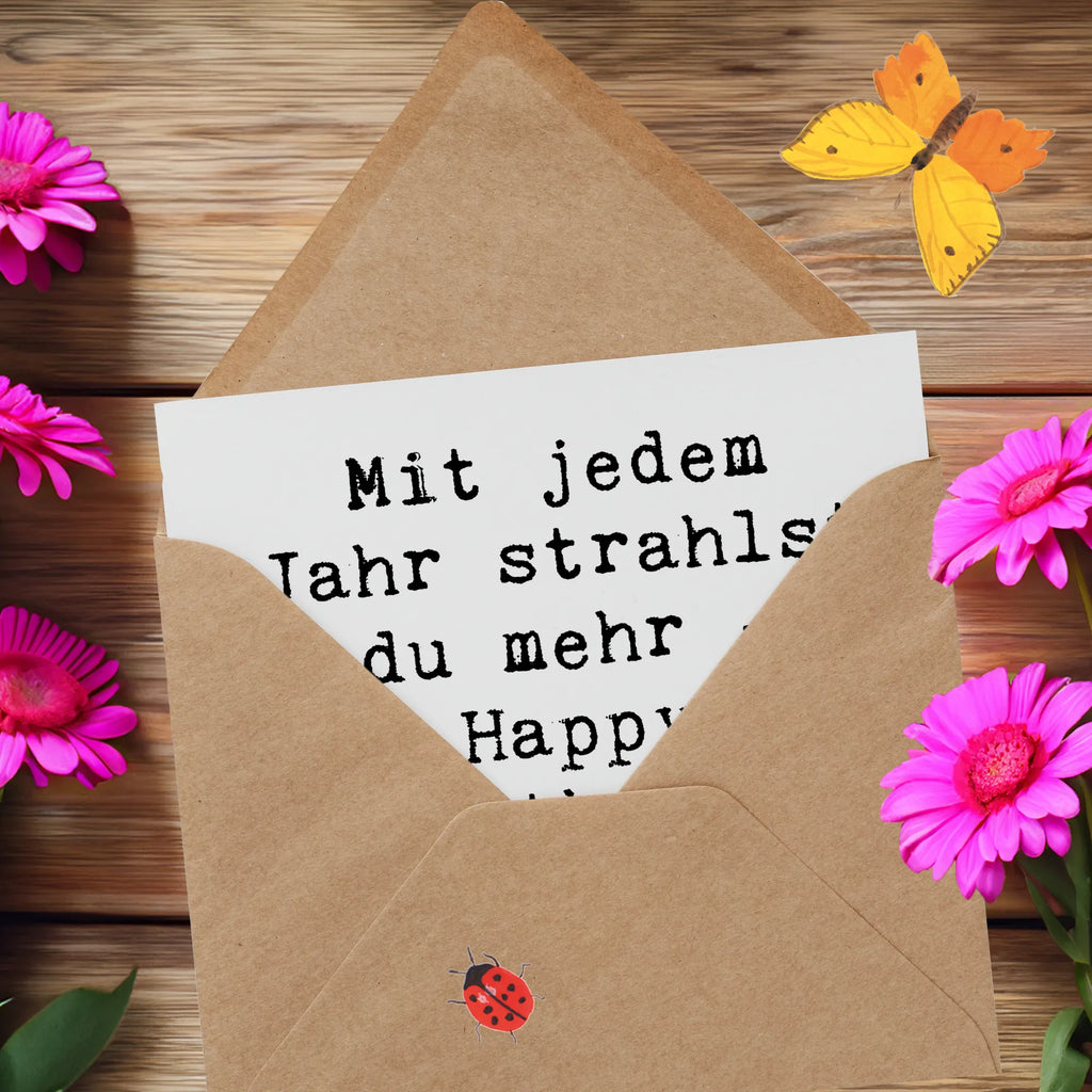 Deluxe Karte Spruch 1982 Geburtstag Glanz Karte, Grußkarte, Klappkarte, Einladungskarte, Glückwunschkarte, Hochzeitskarte, Geburtstagskarte, Hochwertige Grußkarte, Hochwertige Klappkarte, Geburtstag, Geburtstagsgeschenk, Geschenk