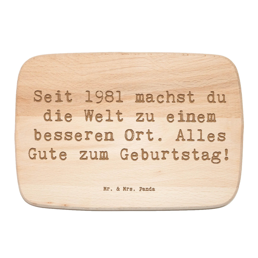 Frühstücksbrett Spruch 1981 Geburtstag Frühstücksbrett, Holzbrett, Schneidebrett, Schneidebrett Holz, Frühstücksbrettchen, Küchenbrett, Geburtstag, Geburtstagsgeschenk, Geschenk