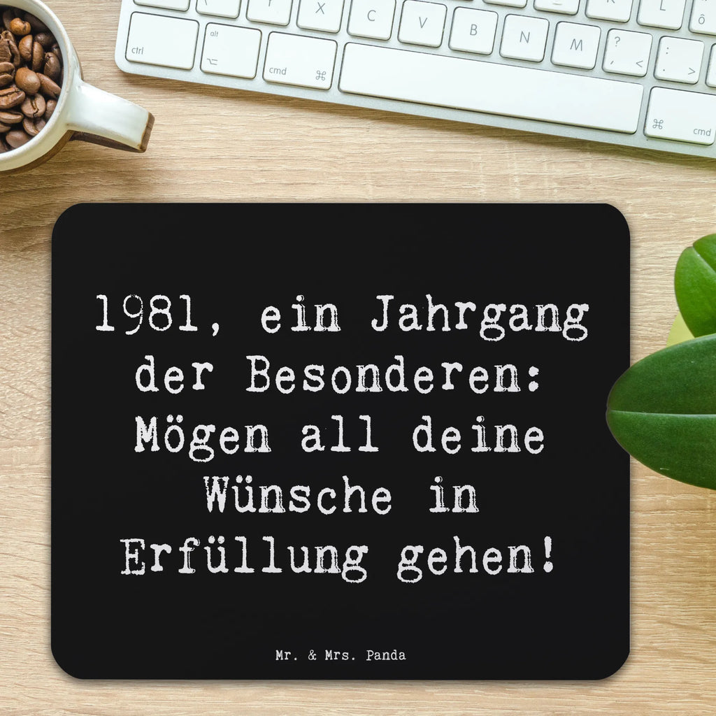 Mauspad Spruch 1981 Geburtstag Mousepad, Computer zubehör, Büroausstattung, PC Zubehör, Arbeitszimmer, Mauspad, Einzigartiges Mauspad, Designer Mauspad, Mausunterlage, Mauspad Büro, Geburtstag, Geburtstagsgeschenk, Geschenk