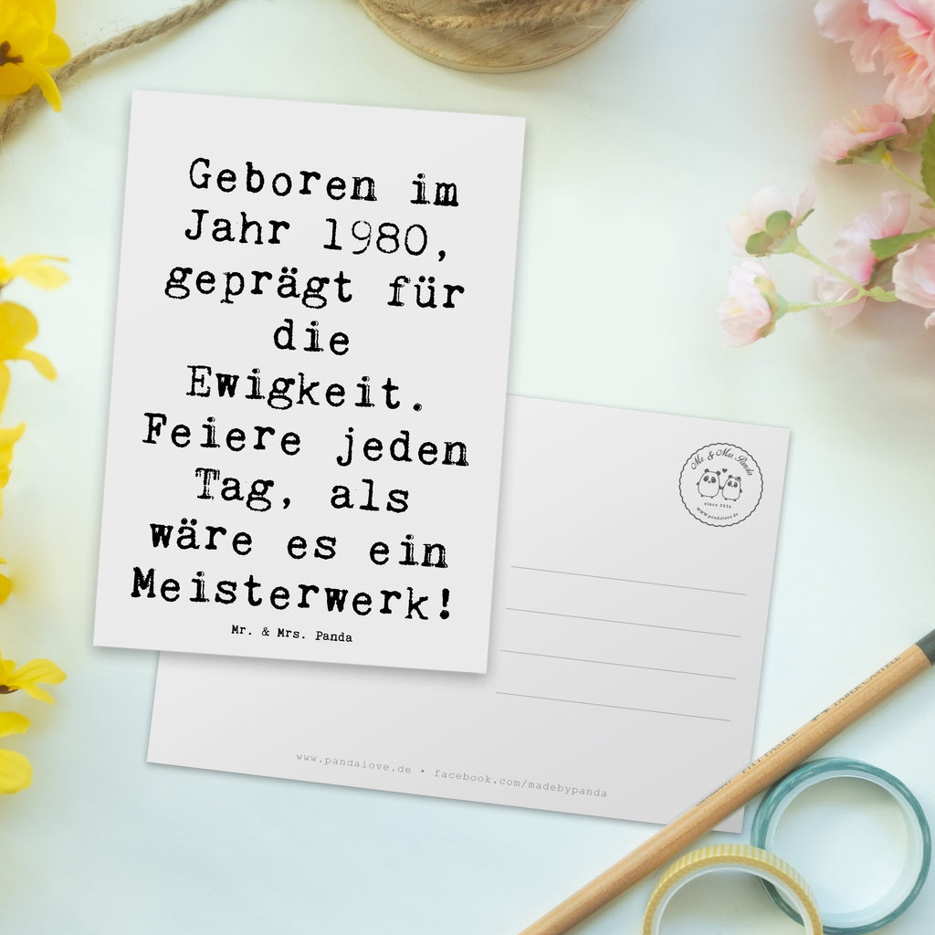 Postkarte Spruch 1980 Geburtstag Feier Postkarte, Karte, Geschenkkarte, Grußkarte, Einladung, Ansichtskarte, Geburtstagskarte, Einladungskarte, Dankeskarte, Ansichtskarten, Einladung Geburtstag, Einladungskarten Geburtstag, Geburtstag, Geburtstagsgeschenk, Geschenk