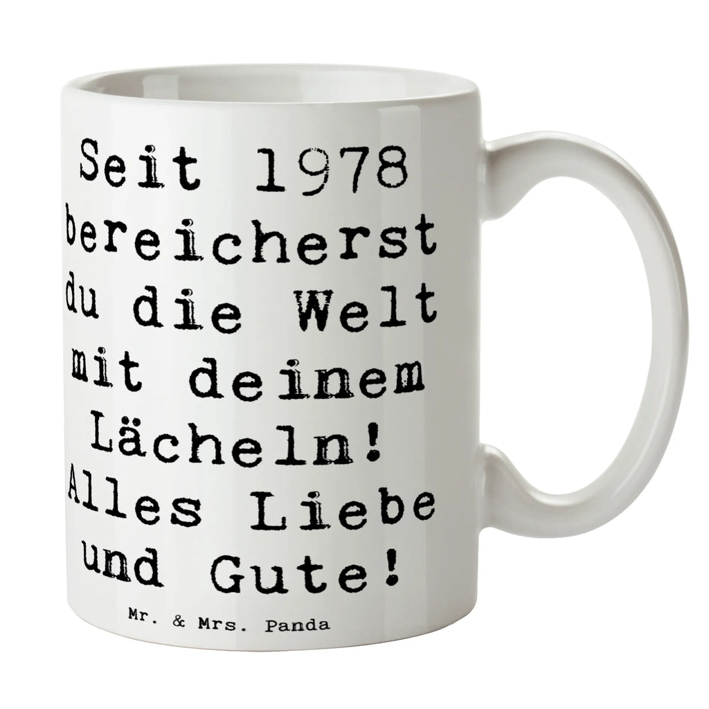 Tasse Spruch 1978 Geburtstag Tasse, Kaffeetasse, Teetasse, Becher, Kaffeebecher, Teebecher, Keramiktasse, Porzellantasse, Büro Tasse, Geschenk Tasse, Tasse Sprüche, Tasse Motive, Kaffeetassen, Tasse bedrucken, Designer Tasse, Cappuccino Tassen, Schöne Teetassen, Geburtstag, Geburtstagsgeschenk, Geschenk