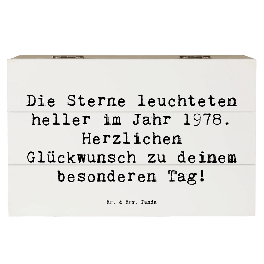 Holzkiste Spruch 1978 Geburtstag Holzkiste, Kiste, Schatzkiste, Truhe, Schatulle, XXL, Erinnerungsbox, Erinnerungskiste, Dekokiste, Aufbewahrungsbox, Geschenkbox, Geschenkdose, Geburtstag, Geburtstagsgeschenk, Geschenk