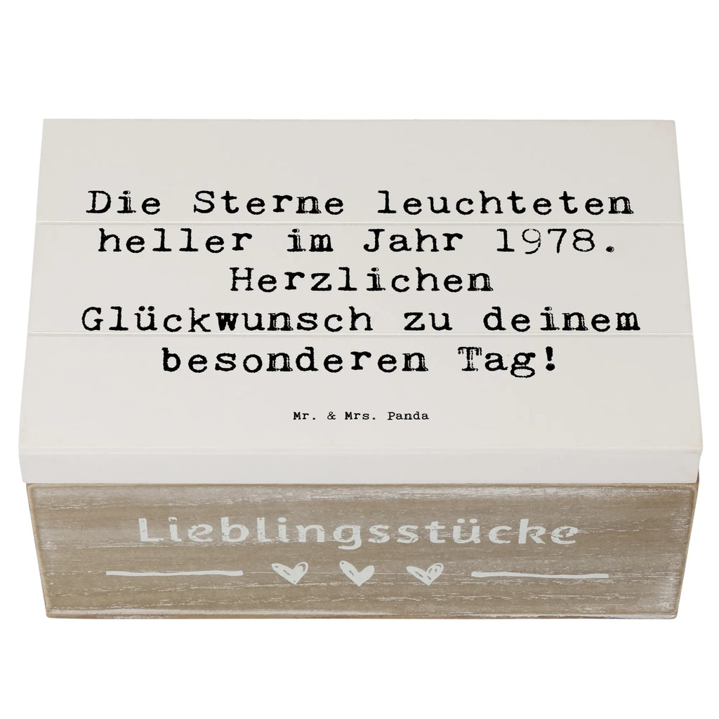 Holzkiste Spruch 1978 Geburtstag Holzkiste, Kiste, Schatzkiste, Truhe, Schatulle, XXL, Erinnerungsbox, Erinnerungskiste, Dekokiste, Aufbewahrungsbox, Geschenkbox, Geschenkdose, Geburtstag, Geburtstagsgeschenk, Geschenk