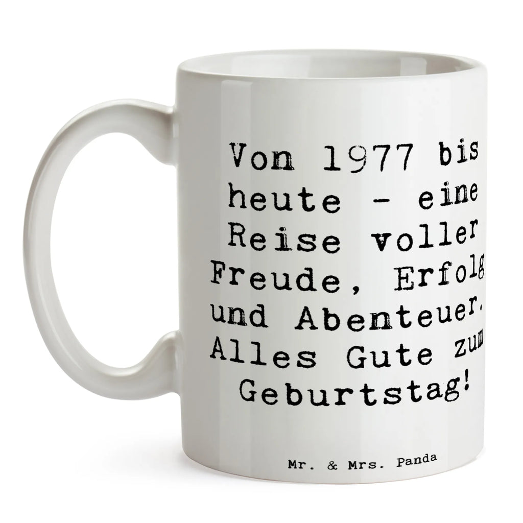 Tasse Spruch 1977 Geburtstag Tasse, Kaffeetasse, Teetasse, Becher, Kaffeebecher, Teebecher, Keramiktasse, Porzellantasse, Büro Tasse, Geschenk Tasse, Tasse Sprüche, Tasse Motive, Kaffeetassen, Tasse bedrucken, Designer Tasse, Cappuccino Tassen, Schöne Teetassen, Geburtstag, Geburtstagsgeschenk, Geschenk