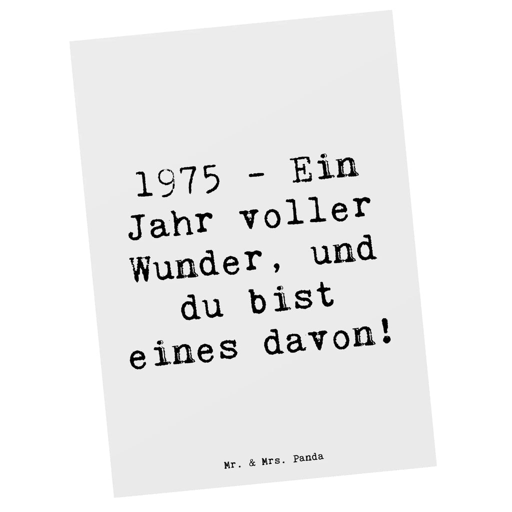 Postkarte Spruch 1975 Geburtstag Wunder Postkarte, Karte, Geschenkkarte, Grußkarte, Einladung, Ansichtskarte, Geburtstagskarte, Einladungskarte, Dankeskarte, Ansichtskarten, Einladung Geburtstag, Einladungskarten Geburtstag, Geburtstag, Geburtstagsgeschenk, Geschenk