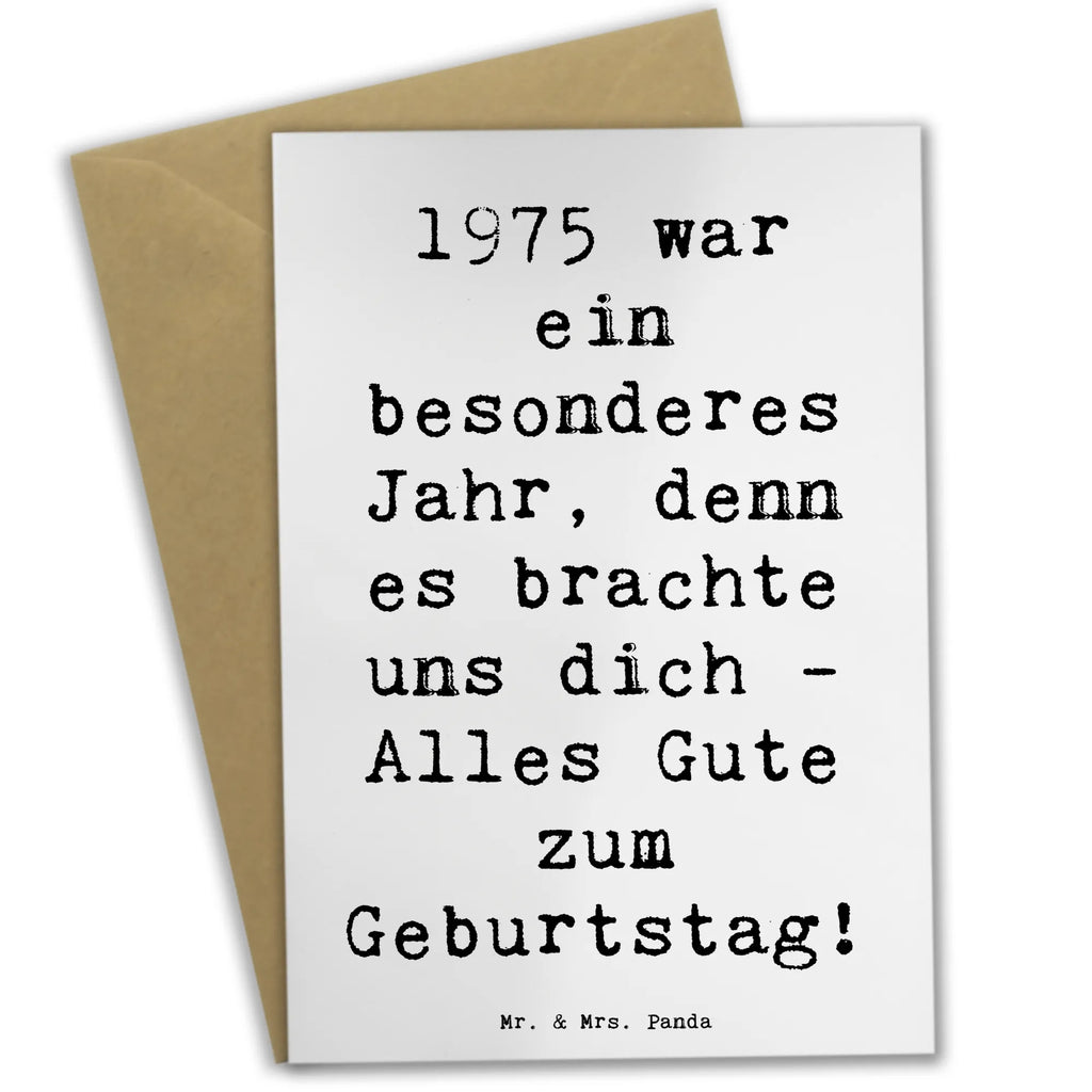 Grußkarte Spruch 1975 Geburtstag Grußkarte, Klappkarte, Einladungskarte, Glückwunschkarte, Hochzeitskarte, Geburtstagskarte, Karte, Ansichtskarten, Geburtstag, Geburtstagsgeschenk, Geschenk