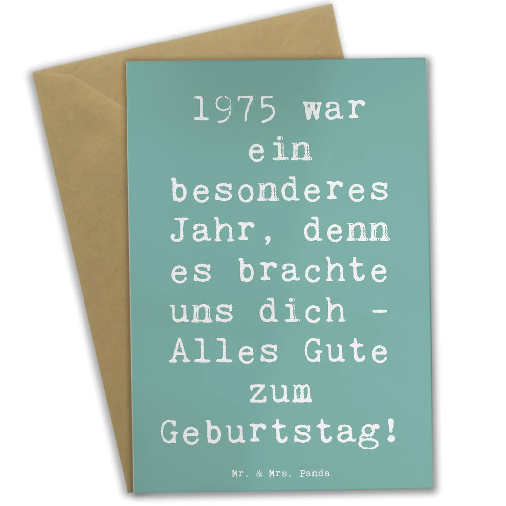 Grußkarte Spruch 1975 Geburtstag Grußkarte, Klappkarte, Einladungskarte, Glückwunschkarte, Hochzeitskarte, Geburtstagskarte, Karte, Ansichtskarten, Geburtstag, Geburtstagsgeschenk, Geschenk