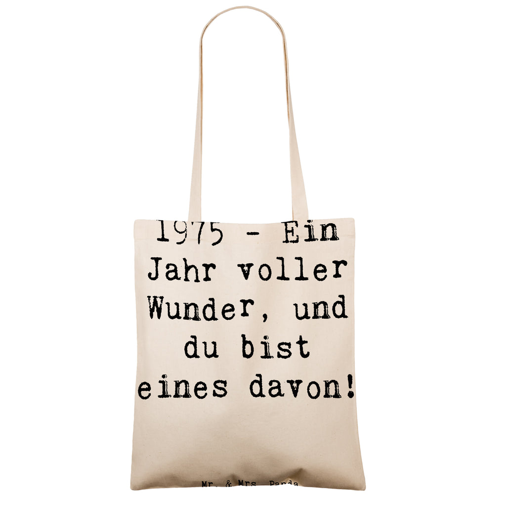 Tragetasche Spruch 1975 Geburtstag Wunder Beuteltasche, Beutel, Einkaufstasche, Jutebeutel, Stoffbeutel, Tasche, Shopper, Umhängetasche, Strandtasche, Schultertasche, Stofftasche, Tragetasche, Badetasche, Jutetasche, Einkaufstüte, Laptoptasche, Geburtstag, Geburtstagsgeschenk, Geschenk