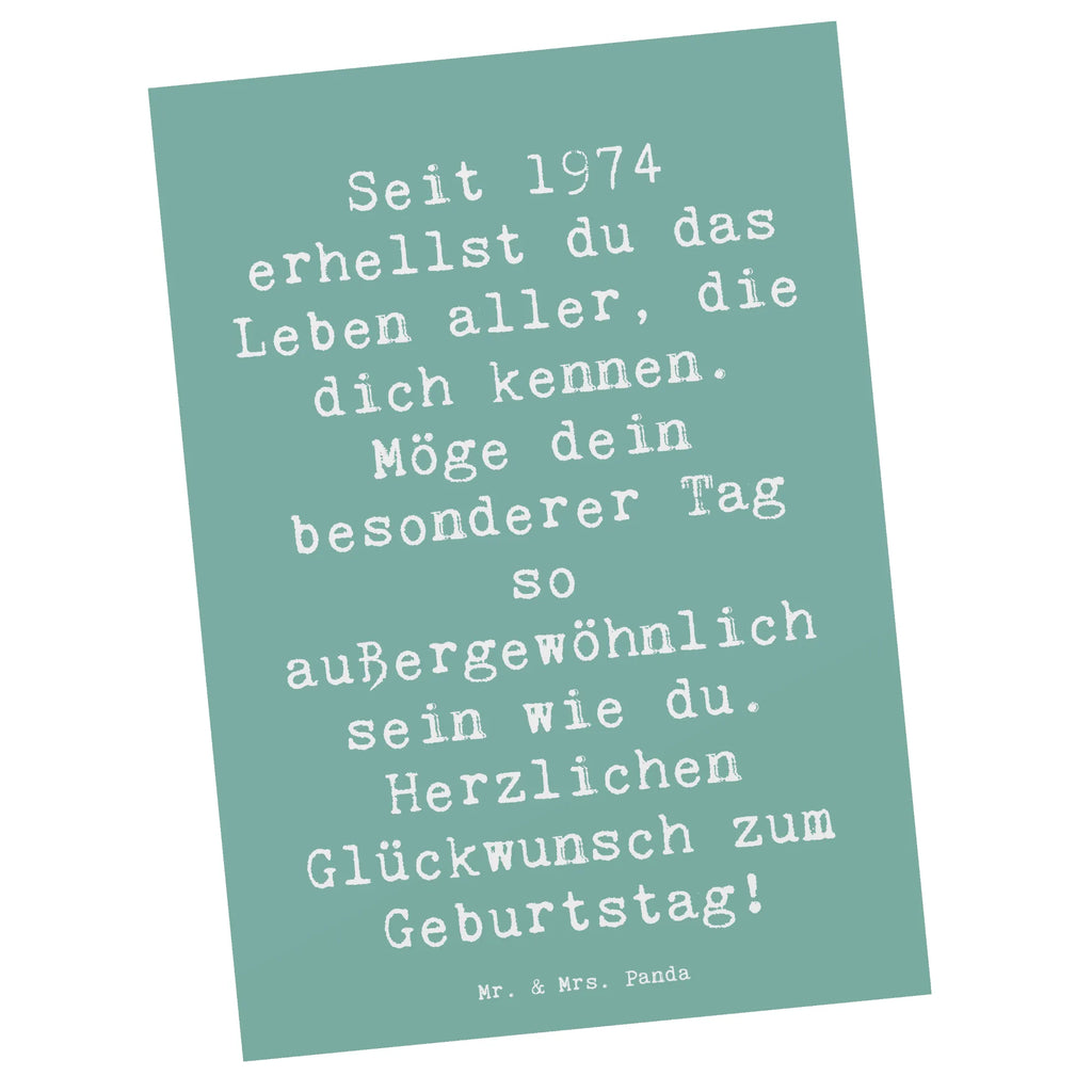 Postkarte Spruch 1974 Geburtstag Postkarte, Karte, Geschenkkarte, Grußkarte, Einladung, Ansichtskarte, Geburtstagskarte, Einladungskarte, Dankeskarte, Ansichtskarten, Einladung Geburtstag, Einladungskarten Geburtstag, Geburtstag, Geburtstagsgeschenk, Geschenk