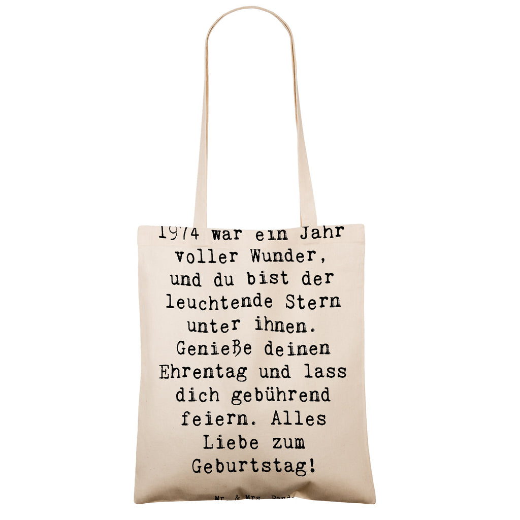 Tragetasche Spruch 1974 Geburtstag Stern Beuteltasche, Beutel, Einkaufstasche, Jutebeutel, Stoffbeutel, Tasche, Shopper, Umhängetasche, Strandtasche, Schultertasche, Stofftasche, Tragetasche, Badetasche, Jutetasche, Einkaufstüte, Laptoptasche, Geburtstag, Geburtstagsgeschenk, Geschenk