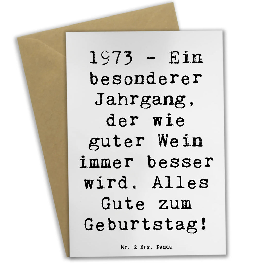 Grußkarte Spruch 1973 Geburtstag Grußkarte, Klappkarte, Einladungskarte, Glückwunschkarte, Hochzeitskarte, Geburtstagskarte, Karte, Ansichtskarten, Geburtstag, Geburtstagsgeschenk, Geschenk