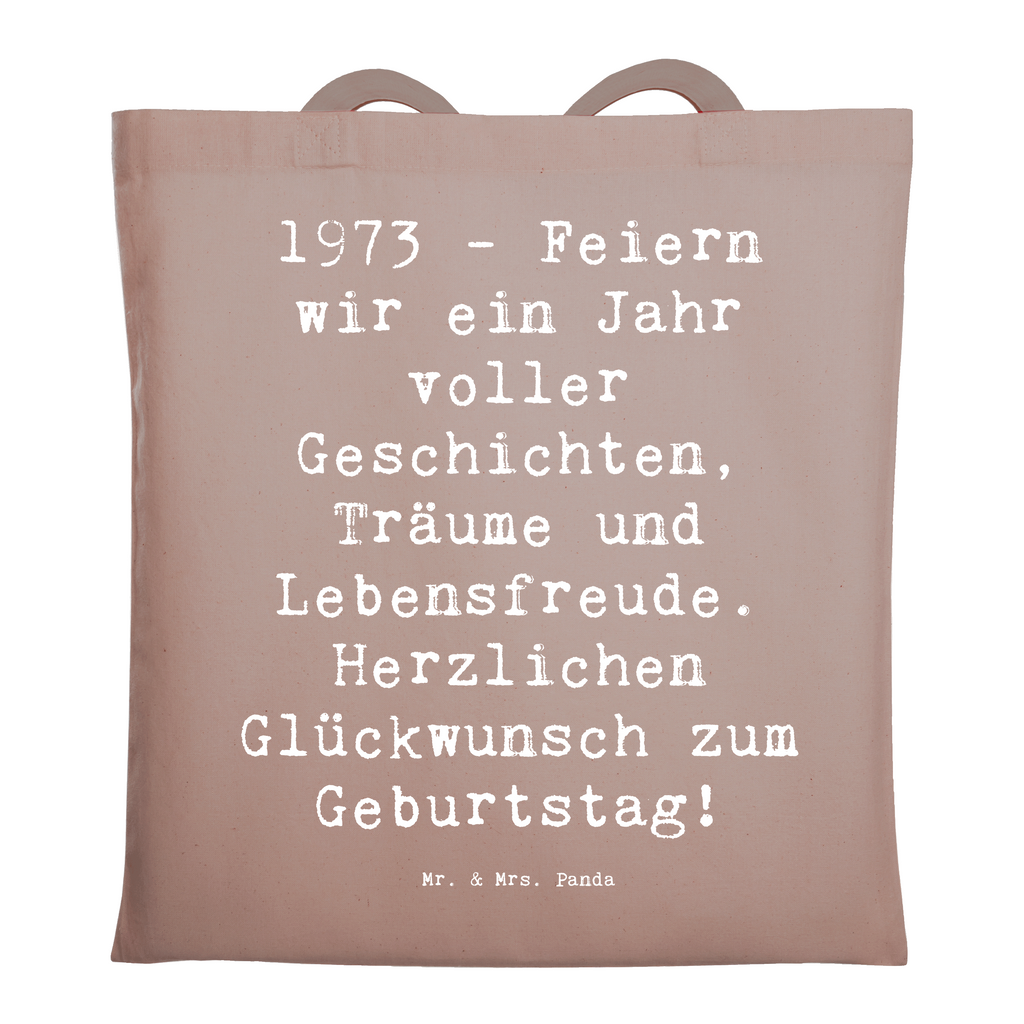 Tragetasche Spruch 1973 Geburtstag Beuteltasche, Beutel, Einkaufstasche, Jutebeutel, Stoffbeutel, Tasche, Shopper, Umhängetasche, Strandtasche, Schultertasche, Stofftasche, Tragetasche, Badetasche, Jutetasche, Einkaufstüte, Laptoptasche, Geburtstag, Geburtstagsgeschenk, Geschenk