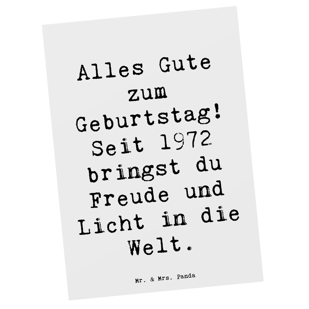 Postkarte Spruch 1972 Geburtstag Freude Postkarte, Karte, Geschenkkarte, Grußkarte, Einladung, Ansichtskarte, Geburtstagskarte, Einladungskarte, Dankeskarte, Ansichtskarten, Einladung Geburtstag, Einladungskarten Geburtstag, Geburtstag, Geburtstagsgeschenk, Geschenk