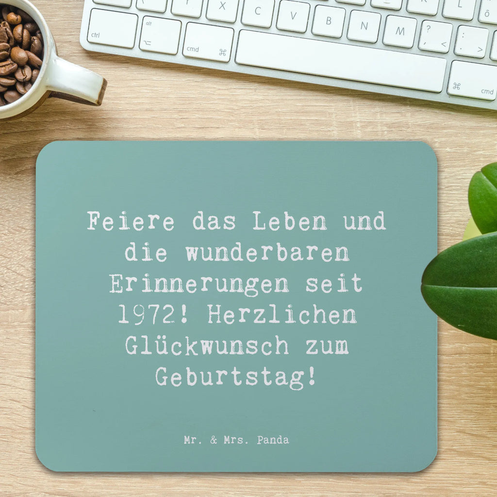 Mauspad Spruch 1972 Geburtstag Mousepad, Computer zubehör, Büroausstattung, PC Zubehör, Arbeitszimmer, Mauspad, Einzigartiges Mauspad, Designer Mauspad, Mausunterlage, Mauspad Büro, Geburtstag, Geburtstagsgeschenk, Geschenk