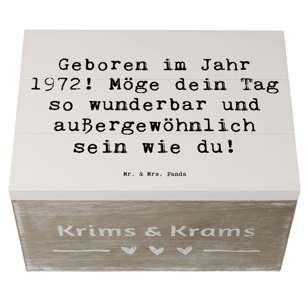 Holzkiste Spruch 1972 Geburtstag Holzkiste, Kiste, Schatzkiste, Truhe, Schatulle, XXL, Erinnerungsbox, Erinnerungskiste, Dekokiste, Aufbewahrungsbox, Geschenkbox, Geschenkdose, Geburtstag, Geburtstagsgeschenk, Geschenk