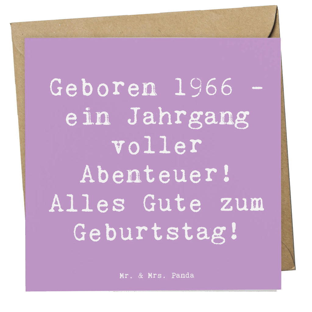 Deluxe Karte Spruch 1966 Geburtstag Abenteuer Karte, Grußkarte, Klappkarte, Einladungskarte, Glückwunschkarte, Hochzeitskarte, Geburtstagskarte, Hochwertige Grußkarte, Hochwertige Klappkarte, Geburtstag, Geburtstagsgeschenk, Geschenk