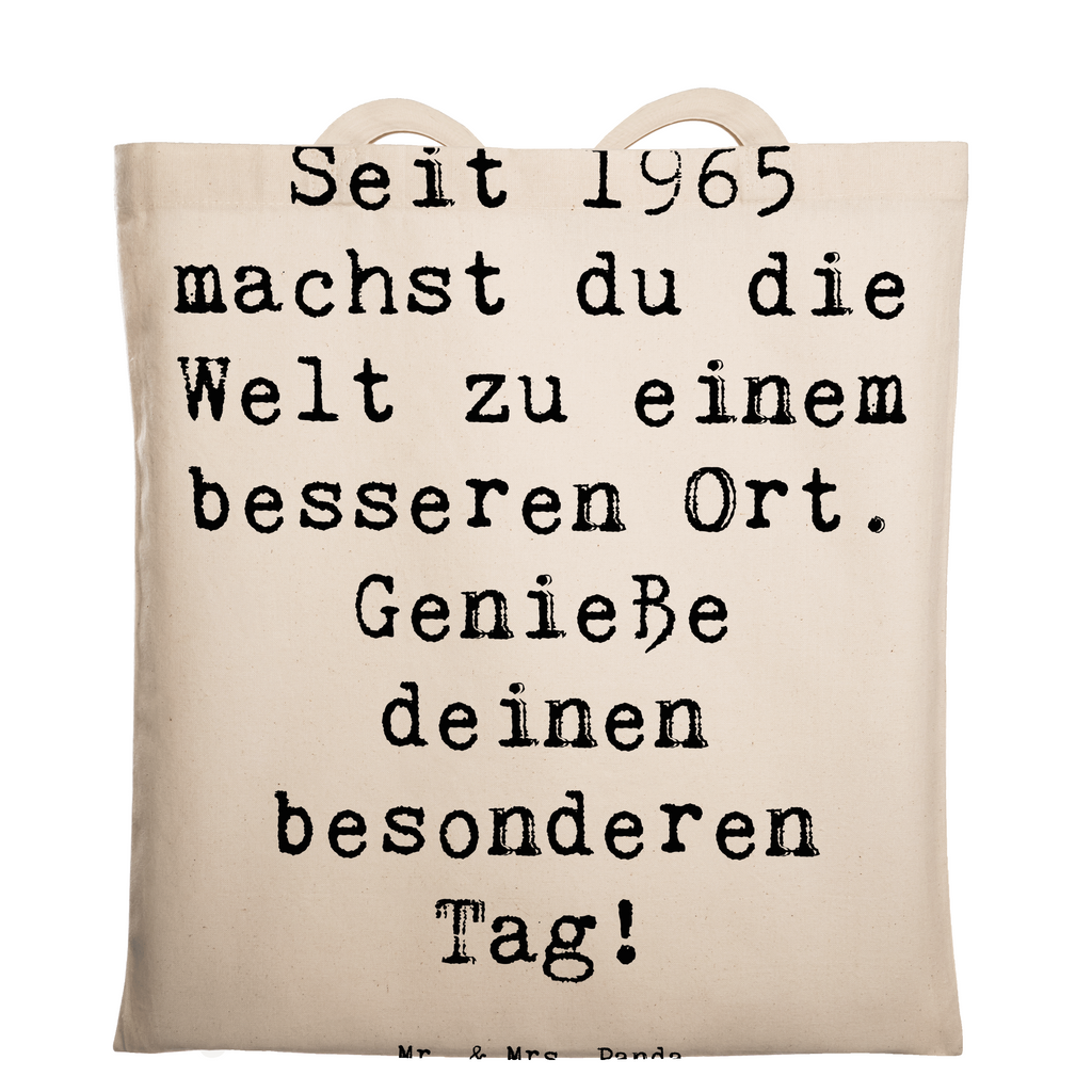 Tragetasche Spruch 1965 Geburtstag Freude Beuteltasche, Beutel, Einkaufstasche, Jutebeutel, Stoffbeutel, Tasche, Shopper, Umhängetasche, Strandtasche, Schultertasche, Stofftasche, Tragetasche, Badetasche, Jutetasche, Einkaufstüte, Laptoptasche, Geburtstag, Geburtstagsgeschenk, Geschenk