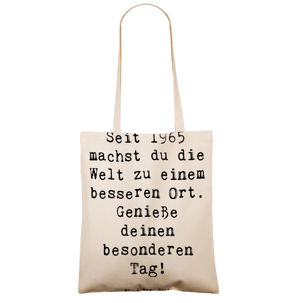 Tragetasche Spruch 1965 Geburtstag Freude Beuteltasche, Beutel, Einkaufstasche, Jutebeutel, Stoffbeutel, Tasche, Shopper, Umhängetasche, Strandtasche, Schultertasche, Stofftasche, Tragetasche, Badetasche, Jutetasche, Einkaufstüte, Laptoptasche, Geburtstag, Geburtstagsgeschenk, Geschenk