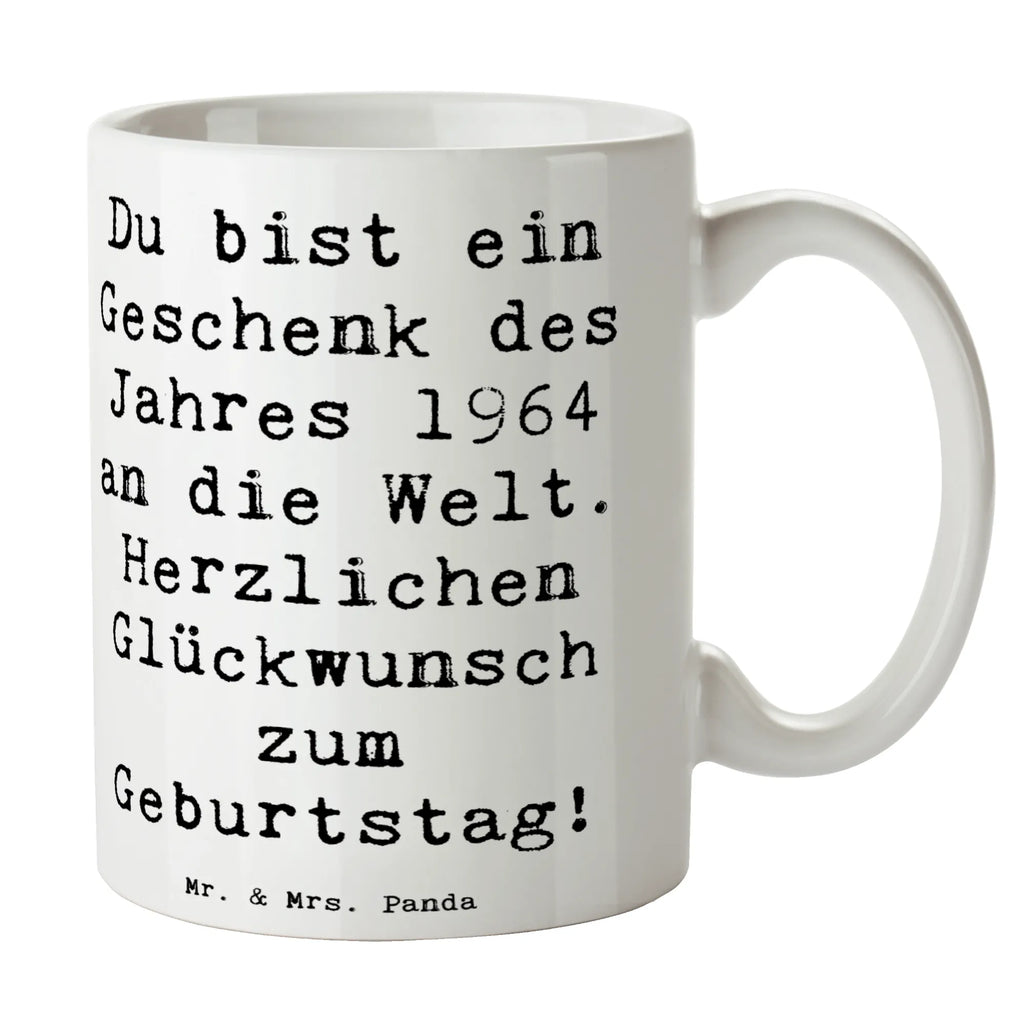 Tasse Spruch 1964 Geburtstag Geschenk Tasse, Kaffeetasse, Teetasse, Becher, Kaffeebecher, Teebecher, Keramiktasse, Porzellantasse, Büro Tasse, Geschenk Tasse, Tasse Sprüche, Tasse Motive, Kaffeetassen, Tasse bedrucken, Designer Tasse, Cappuccino Tassen, Schöne Teetassen, Geburtstag, Geburtstagsgeschenk, Geschenk