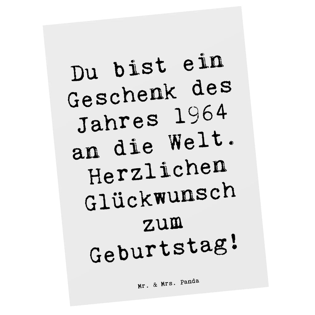 Postkarte Spruch 1964 Geburtstag Geschenk Postkarte, Karte, Geschenkkarte, Grußkarte, Einladung, Ansichtskarte, Geburtstagskarte, Einladungskarte, Dankeskarte, Ansichtskarten, Einladung Geburtstag, Einladungskarten Geburtstag, Geburtstag, Geburtstagsgeschenk, Geschenk