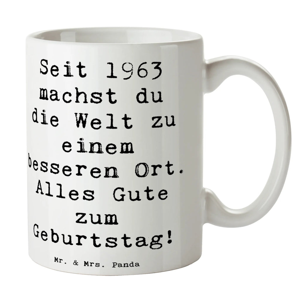 Tasse Spruch 1963 Geburtstag Tasse, Kaffeetasse, Teetasse, Becher, Kaffeebecher, Teebecher, Keramiktasse, Porzellantasse, Büro Tasse, Geschenk Tasse, Tasse Sprüche, Tasse Motive, Kaffeetassen, Tasse bedrucken, Designer Tasse, Cappuccino Tassen, Schöne Teetassen, Geburtstag, Geburtstagsgeschenk, Geschenk