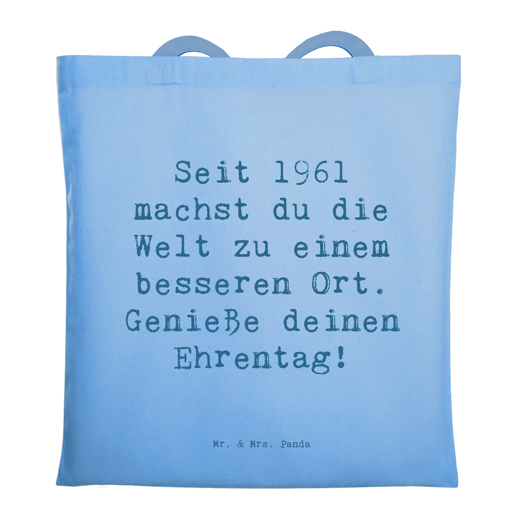 Tragetasche Spruch 1961 Geburtstag Freuden Beuteltasche, Beutel, Einkaufstasche, Jutebeutel, Stoffbeutel, Tasche, Shopper, Umhängetasche, Strandtasche, Schultertasche, Stofftasche, Tragetasche, Badetasche, Jutetasche, Einkaufstüte, Laptoptasche, Geburtstag, Geburtstagsgeschenk, Geschenk