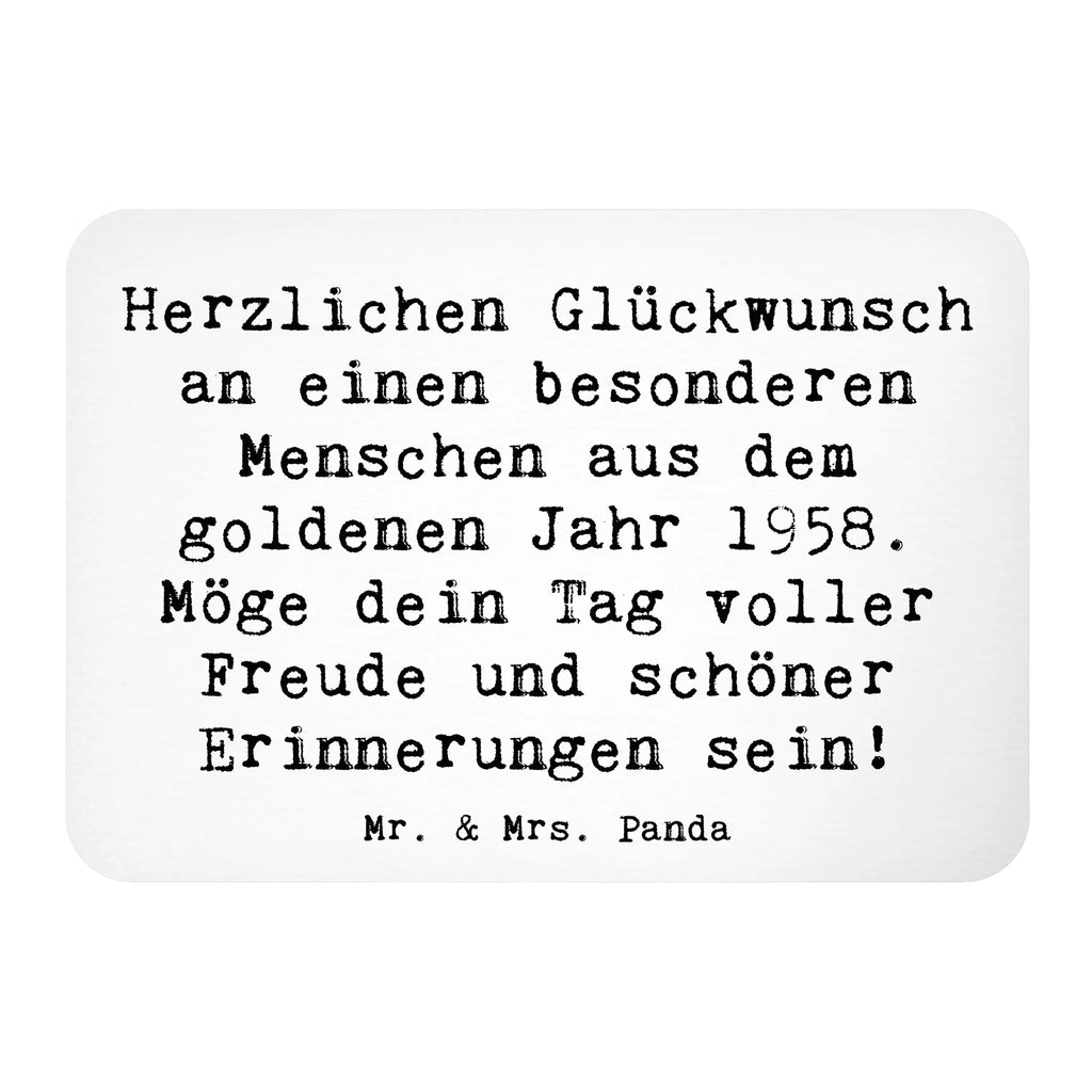 Magnet Spruch 1958 Geburtstag Kühlschrankmagnet, Pinnwandmagnet, Souvenir Magnet, Motivmagnete, Dekomagnet, Whiteboard Magnet, Notiz Magnet, Kühlschrank Dekoration, Geburtstag, Geburtstagsgeschenk, Geschenk