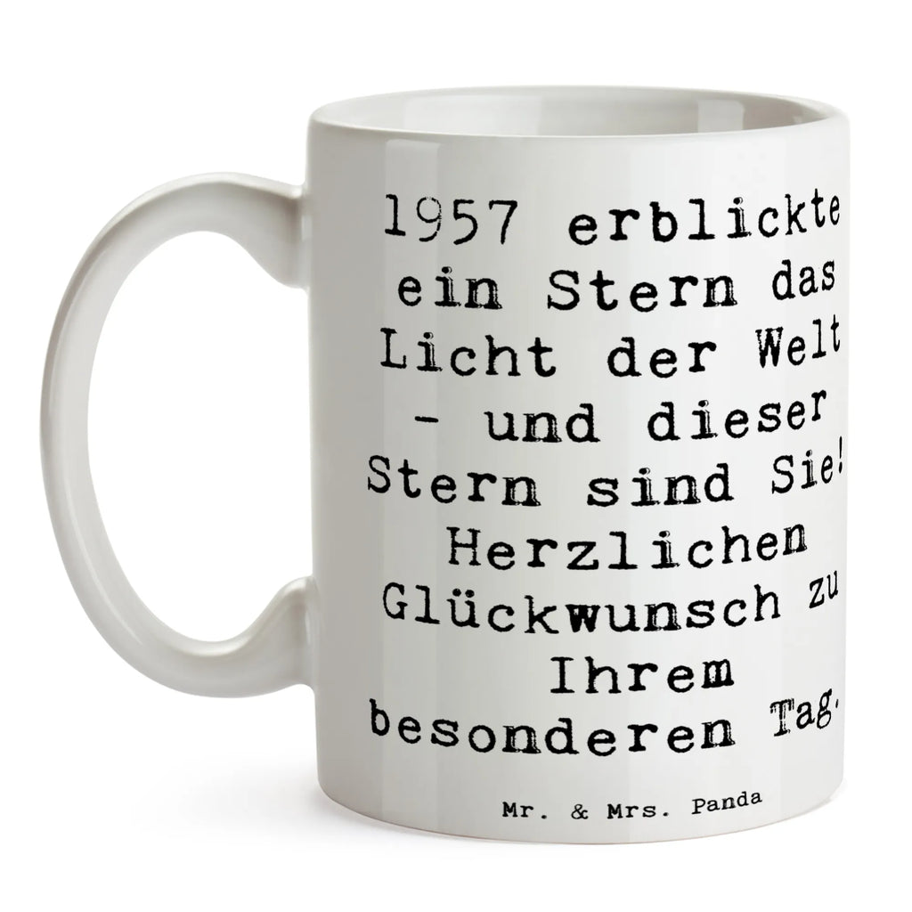 Tasse Spruch 1957 Geburtstag Stern Tasse, Kaffeetasse, Teetasse, Becher, Kaffeebecher, Teebecher, Keramiktasse, Porzellantasse, Büro Tasse, Geschenk Tasse, Tasse Sprüche, Tasse Motive, Kaffeetassen, Tasse bedrucken, Designer Tasse, Cappuccino Tassen, Schöne Teetassen, Geburtstag, Geburtstagsgeschenk, Geschenk