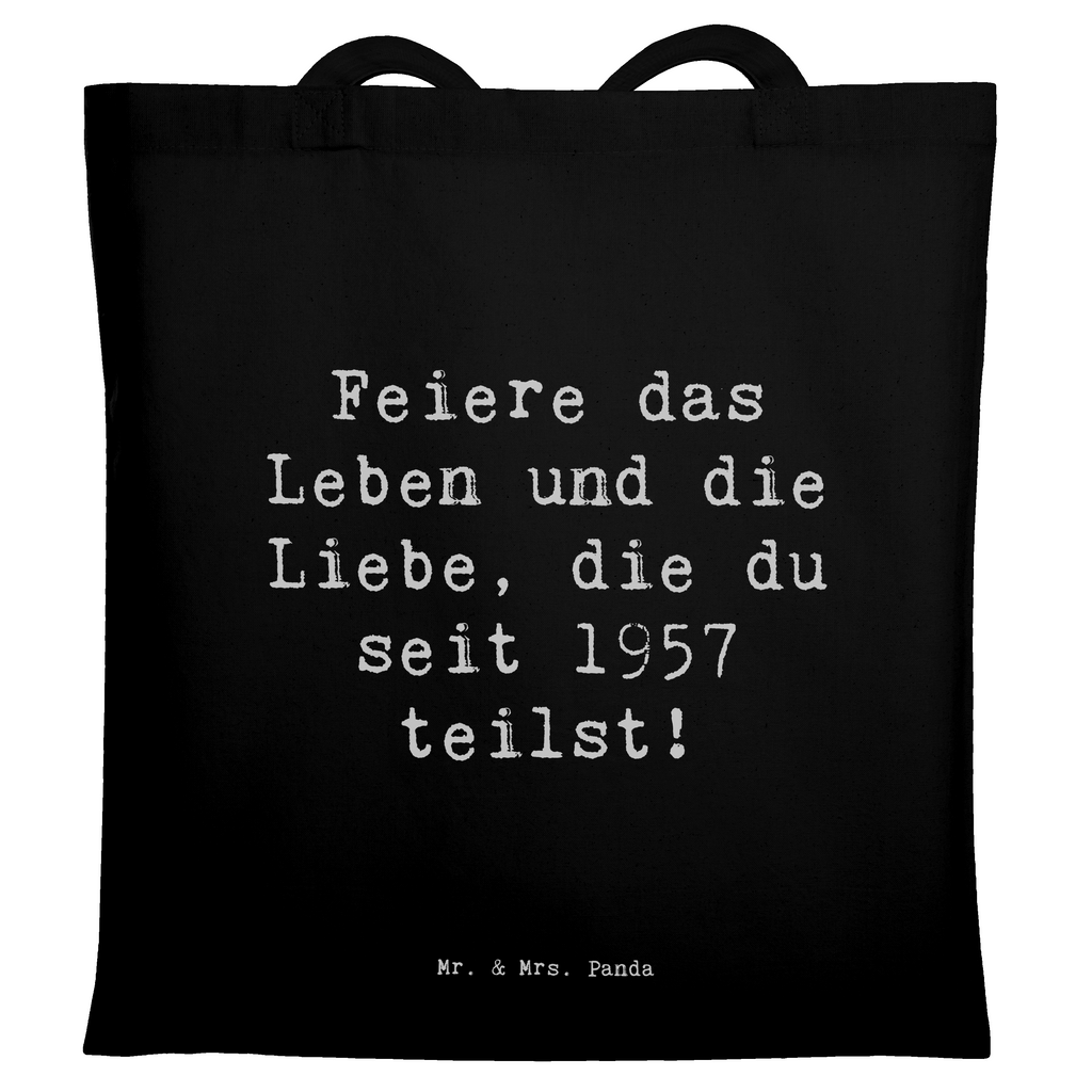 Tragetasche Spruch 1957 Geburtstag feiern Beuteltasche, Beutel, Einkaufstasche, Jutebeutel, Stoffbeutel, Tasche, Shopper, Umhängetasche, Strandtasche, Schultertasche, Stofftasche, Tragetasche, Badetasche, Jutetasche, Einkaufstüte, Laptoptasche, Geburtstag, Geburtstagsgeschenk, Geschenk