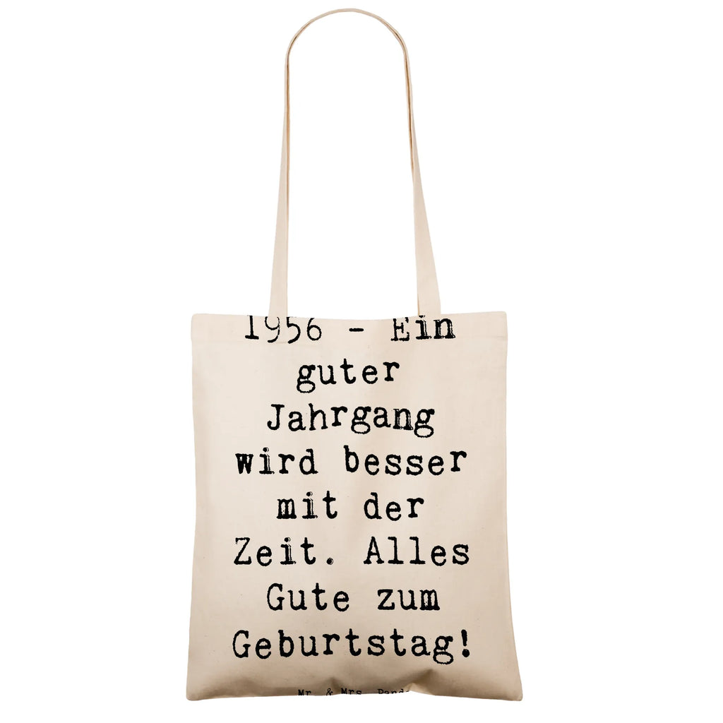 Tragetasche Spruch 1956 Geburtstag Beuteltasche, Beutel, Einkaufstasche, Jutebeutel, Stoffbeutel, Tasche, Shopper, Umhängetasche, Strandtasche, Schultertasche, Stofftasche, Tragetasche, Badetasche, Jutetasche, Einkaufstüte, Laptoptasche, Geburtstag, Geburtstagsgeschenk, Geschenk