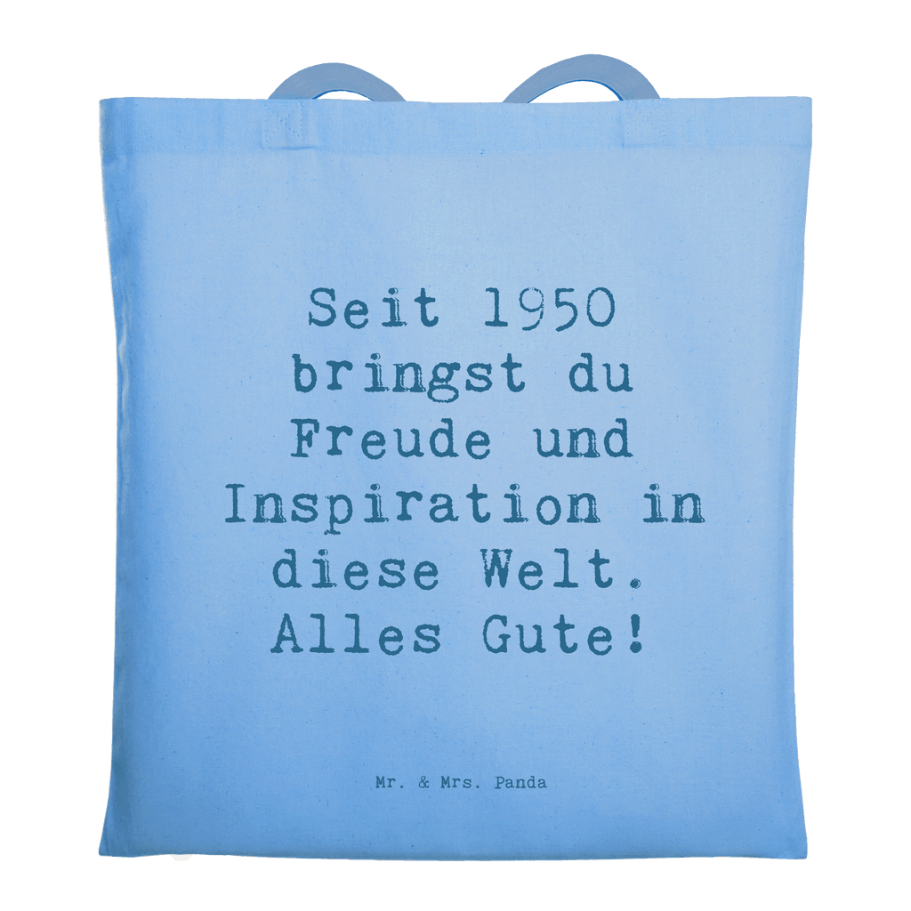 Tragetasche Spruch 1950 Geburtstag Beuteltasche, Beutel, Einkaufstasche, Jutebeutel, Stoffbeutel, Tasche, Shopper, Umhängetasche, Strandtasche, Schultertasche, Stofftasche, Tragetasche, Badetasche, Jutetasche, Einkaufstüte, Laptoptasche, Geburtstag, Geburtstagsgeschenk, Geschenk