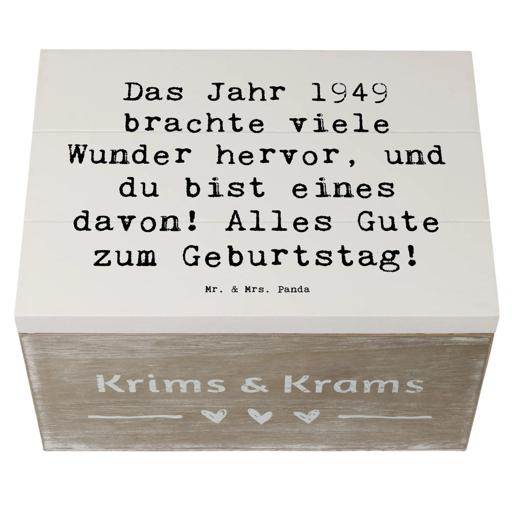 Holzkiste Spruch 1949 Geburtstag Wunder Holzkiste, Kiste, Schatzkiste, Truhe, Schatulle, XXL, Erinnerungsbox, Erinnerungskiste, Dekokiste, Aufbewahrungsbox, Geschenkbox, Geschenkdose, Geburtstag, Geburtstagsgeschenk, Geschenk